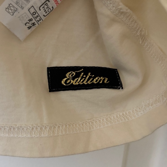 Puma T-Shirt - Vintage/Retro -  CREAM / OFF-WHITE - Medium  - NWOT - Picture 4 of 4